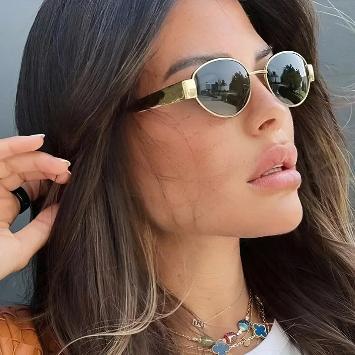 W&W Mode | Ovale Sonnenbrille Für Damen Einfach & Elegant