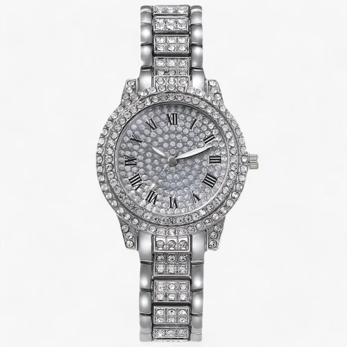 W&W Mode | Rund Zirconia Steine Uhr