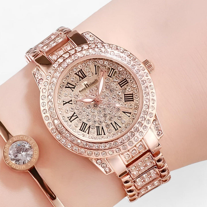 W&W Mode | Luxus Uhr Mit Voller Diamanten