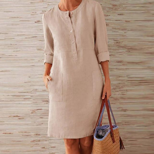 W&W Mode - Kleid aus Midi-Länge für Frauen