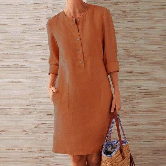 W&W Mode - Kleid aus Midi-Länge für Frauen