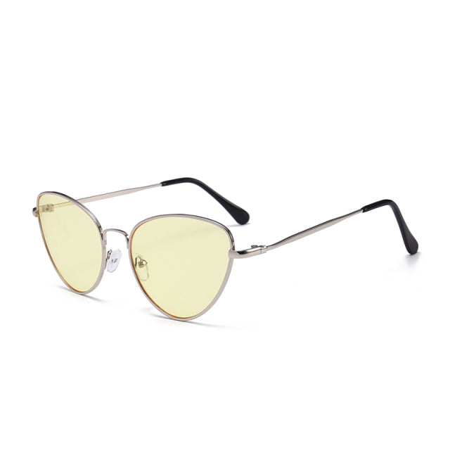 W&W Mode | Kleine Weinlese Katze Auge Sonnenbrille
