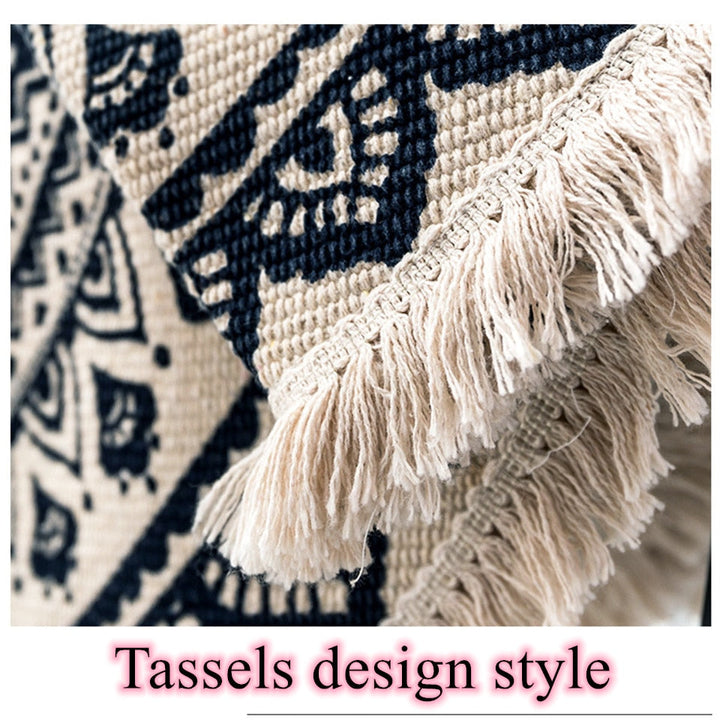 W&W Mode | Boho Stil Quasten Strandteppich