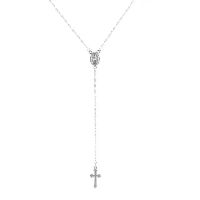 W&W Mode | Elegante Rosenkranz Kette für Damen