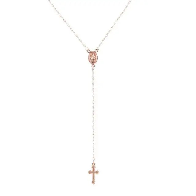 W&W Mode | Elegante Rosenkranz Kette für Damen