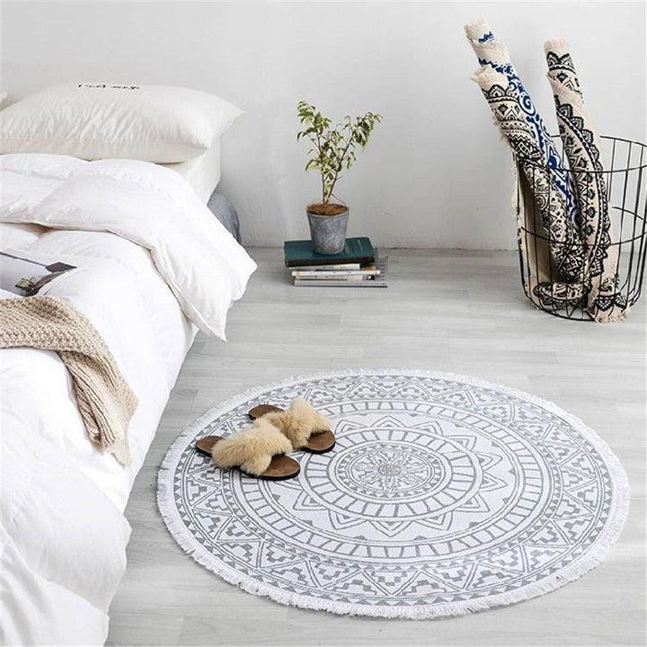W&W Mode | Boho Stil Quasten Strandteppich