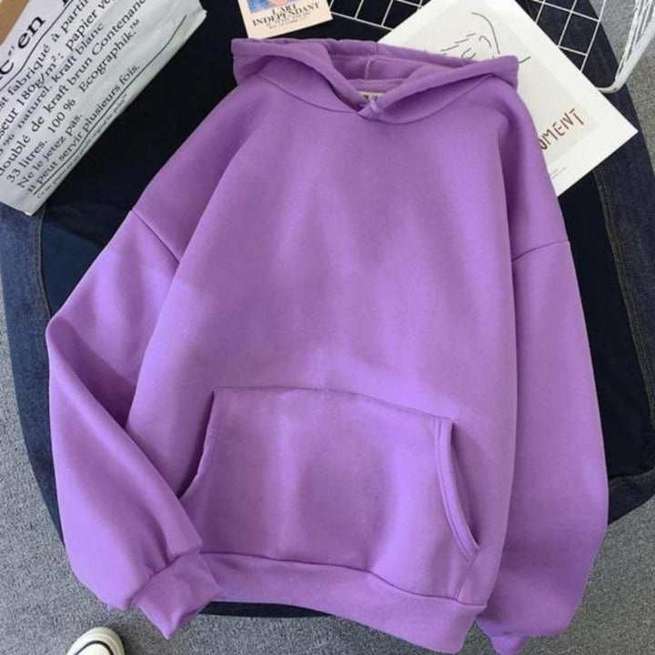 Unisex Oversize-Hoodie mit Eisbär-Aufdruck und weichem Material