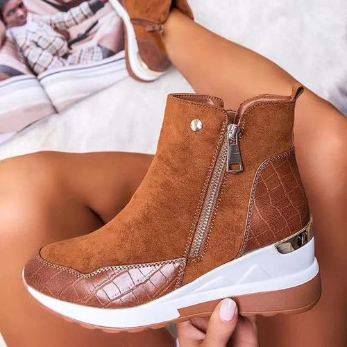 W&W Mode | High-Top-Platform Stiefelette
