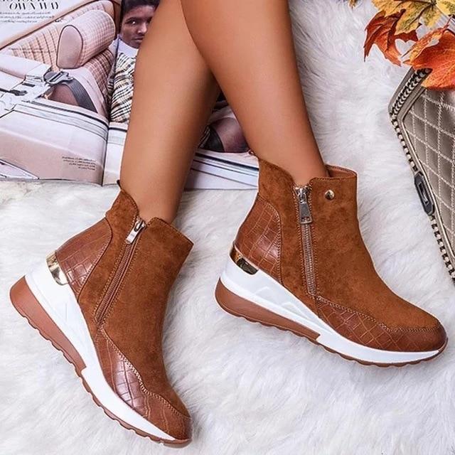 W&W Mode | High-Top-Platform Stiefelette