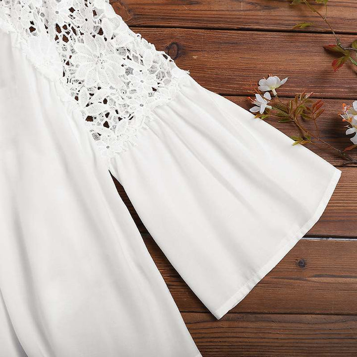 W&W Mode | Elegante Bluse mit Spitzenstickerei