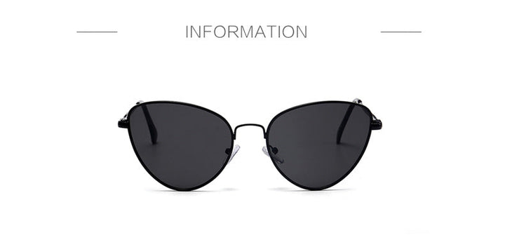 W&W Mode | Kleine Weinlese Katze Auge Sonnenbrille