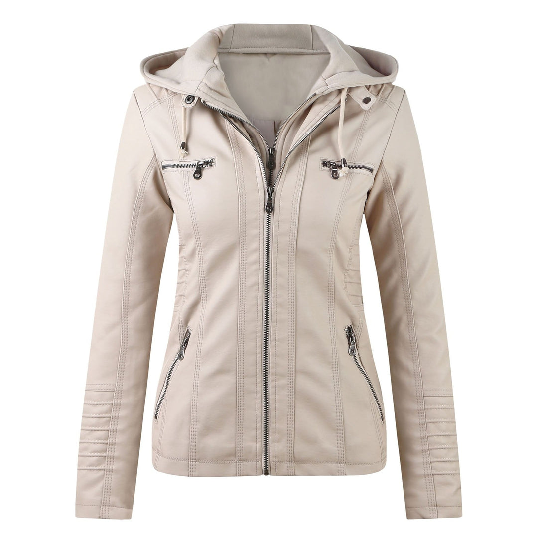 W&W Mode | Designer-Lederjacke Mit Kapuze