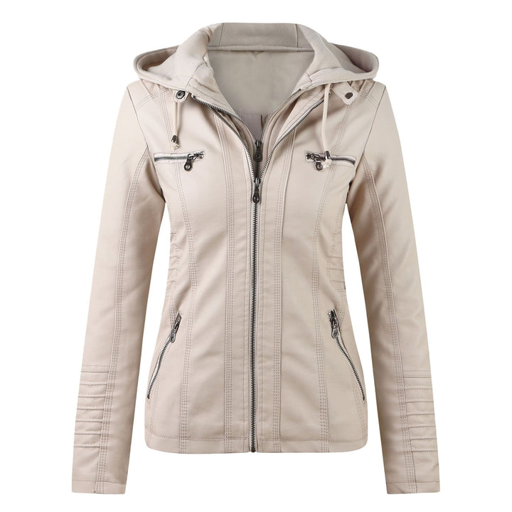 W&W Mode | Designer-Lederjacke Mit Kapuze