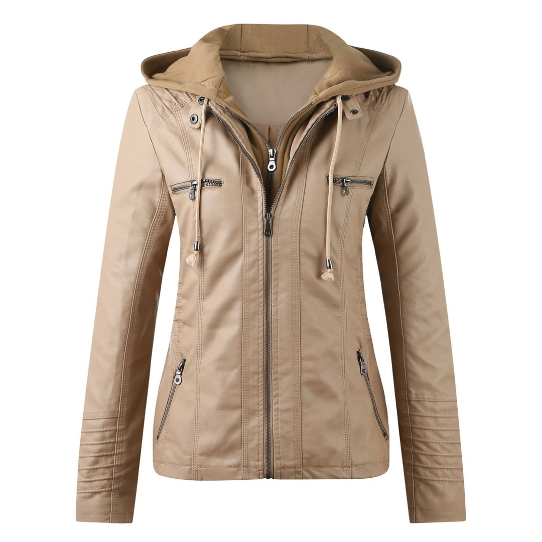 W&W Mode | Designer-Lederjacke Mit Kapuze