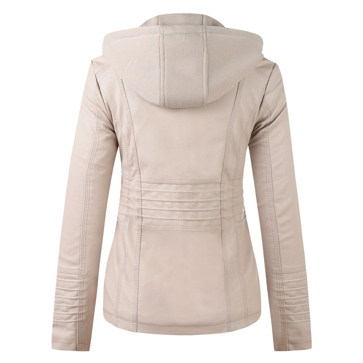 W&W Mode | Designer-Lederjacke Mit Kapuze