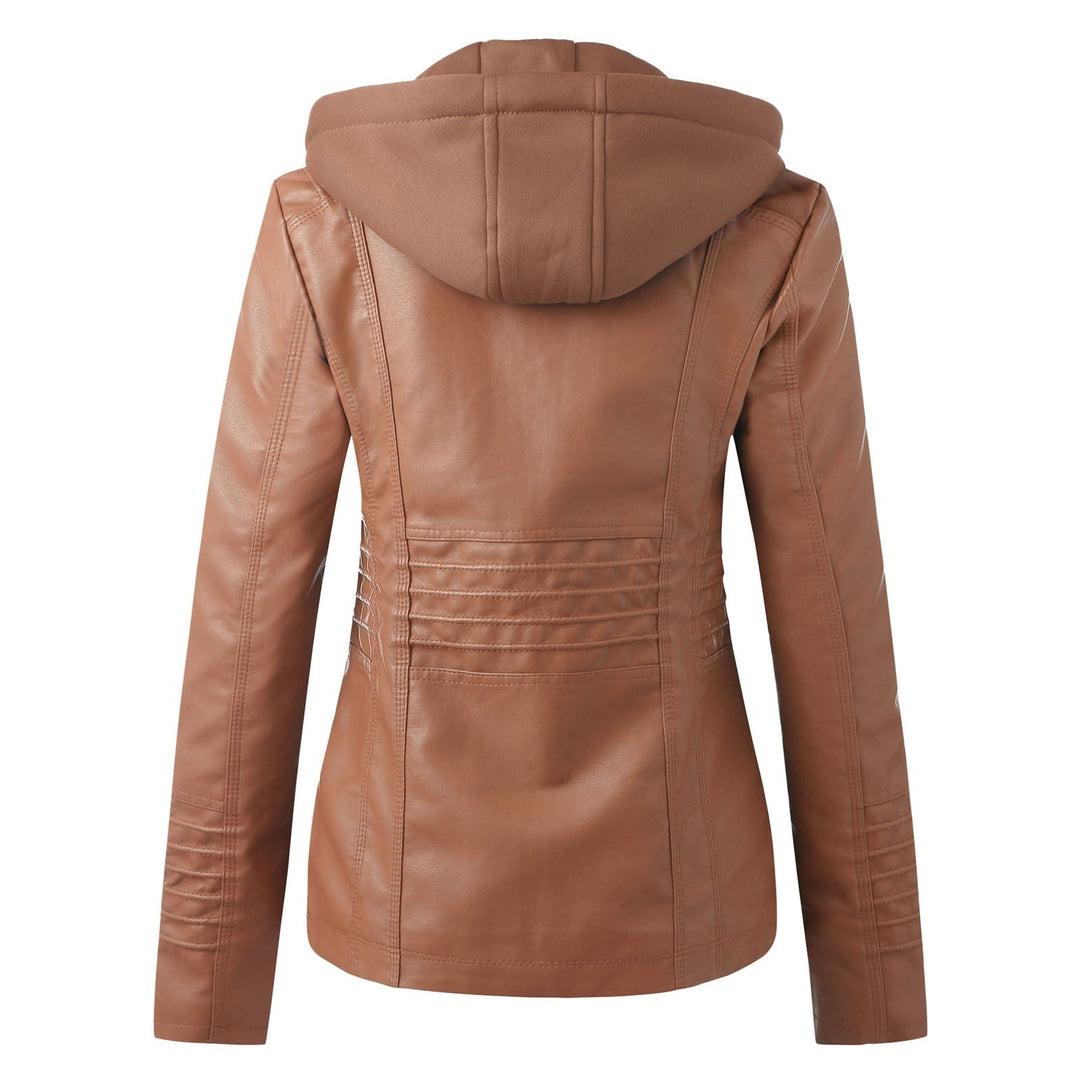 W&W Mode | Designer-Lederjacke Mit Kapuze