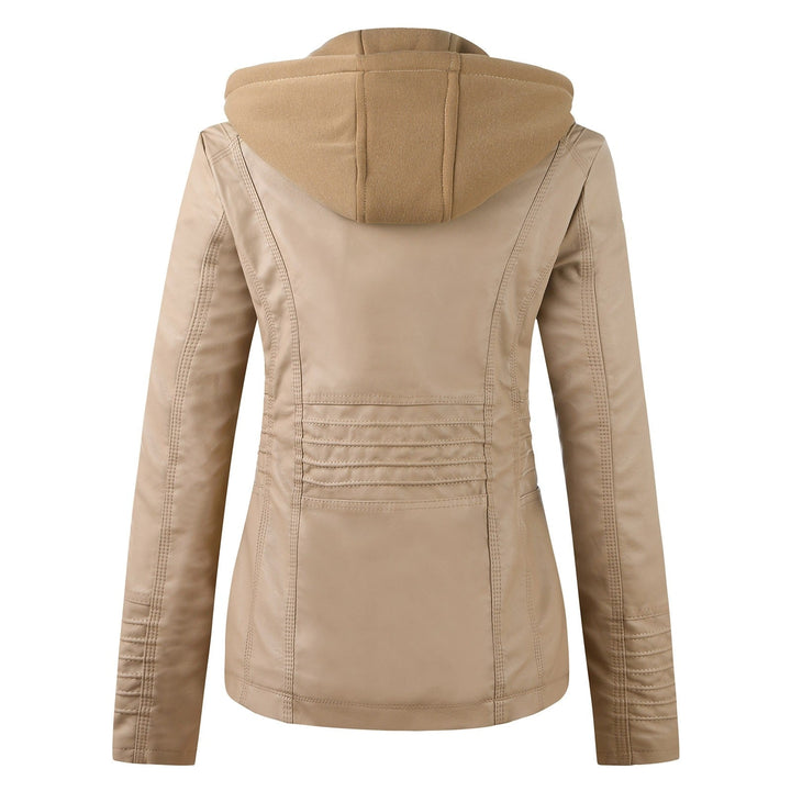 W&W Mode | Designer-Lederjacke Mit Kapuze