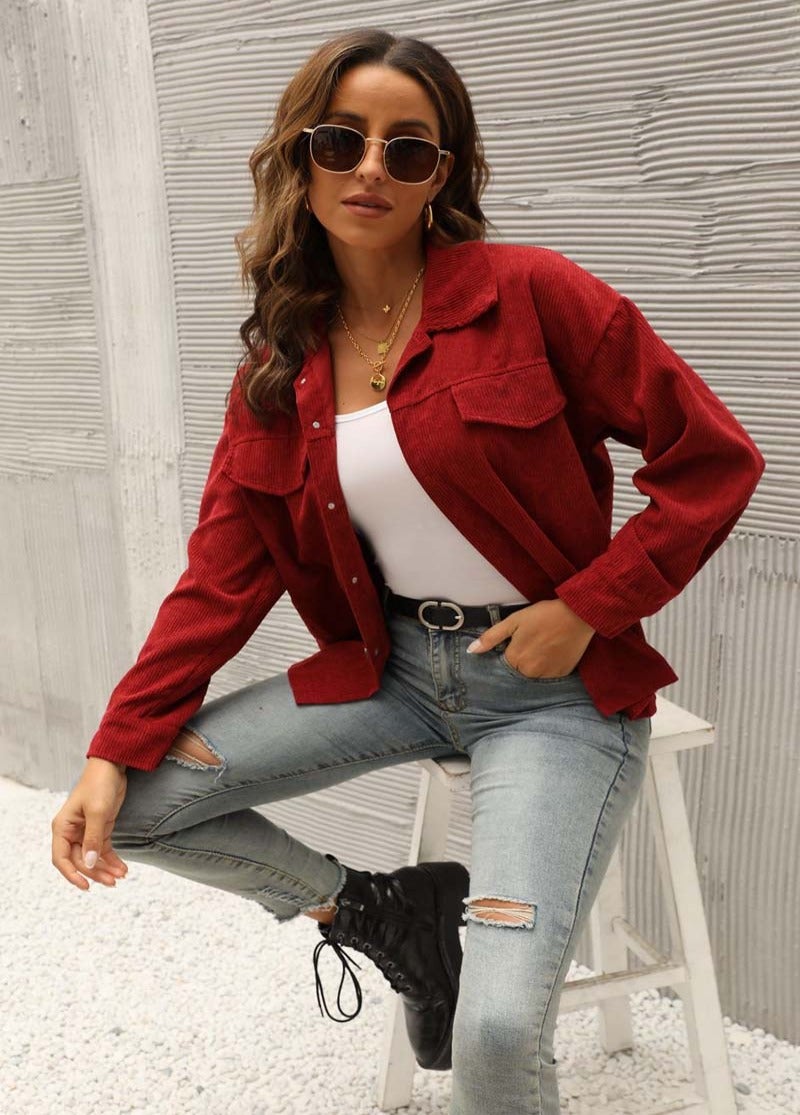 W&W Mode | Moderne Cordjacke