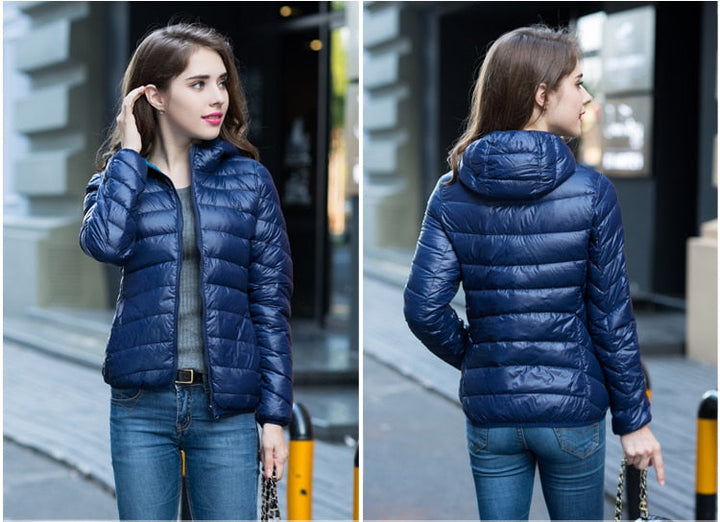 W&W Mode | Wendbare Ultra Leichte Daunenjacke