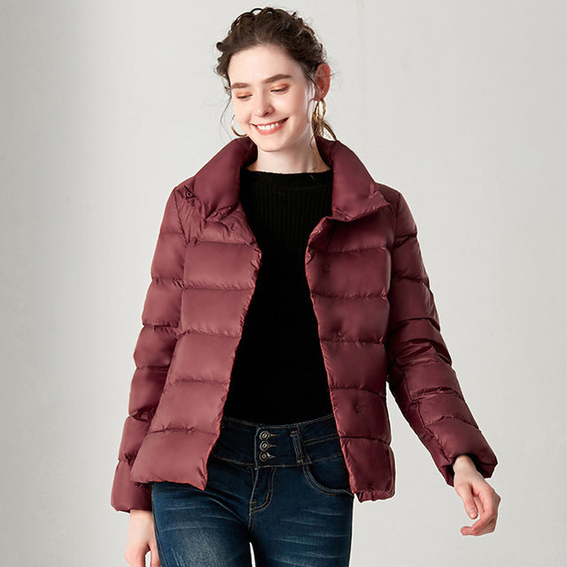 W&W Mode Elegant | Ultra leichte Daunenjacke Plus