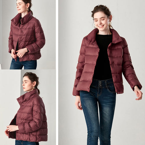 W&W Mode Elegant | Ultra leichte Daunenjacke Plus