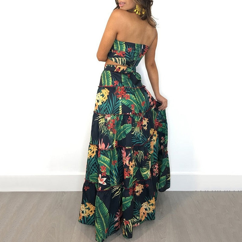 W&W Mode | Zwei Teile Bandeau Maxi