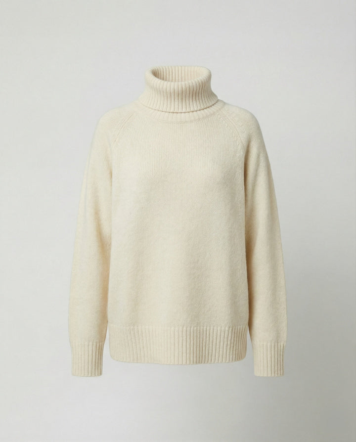 W&W Mode - Lässiger Kaschmir Rollkragenpullover, Weiche & Bequeme Passform