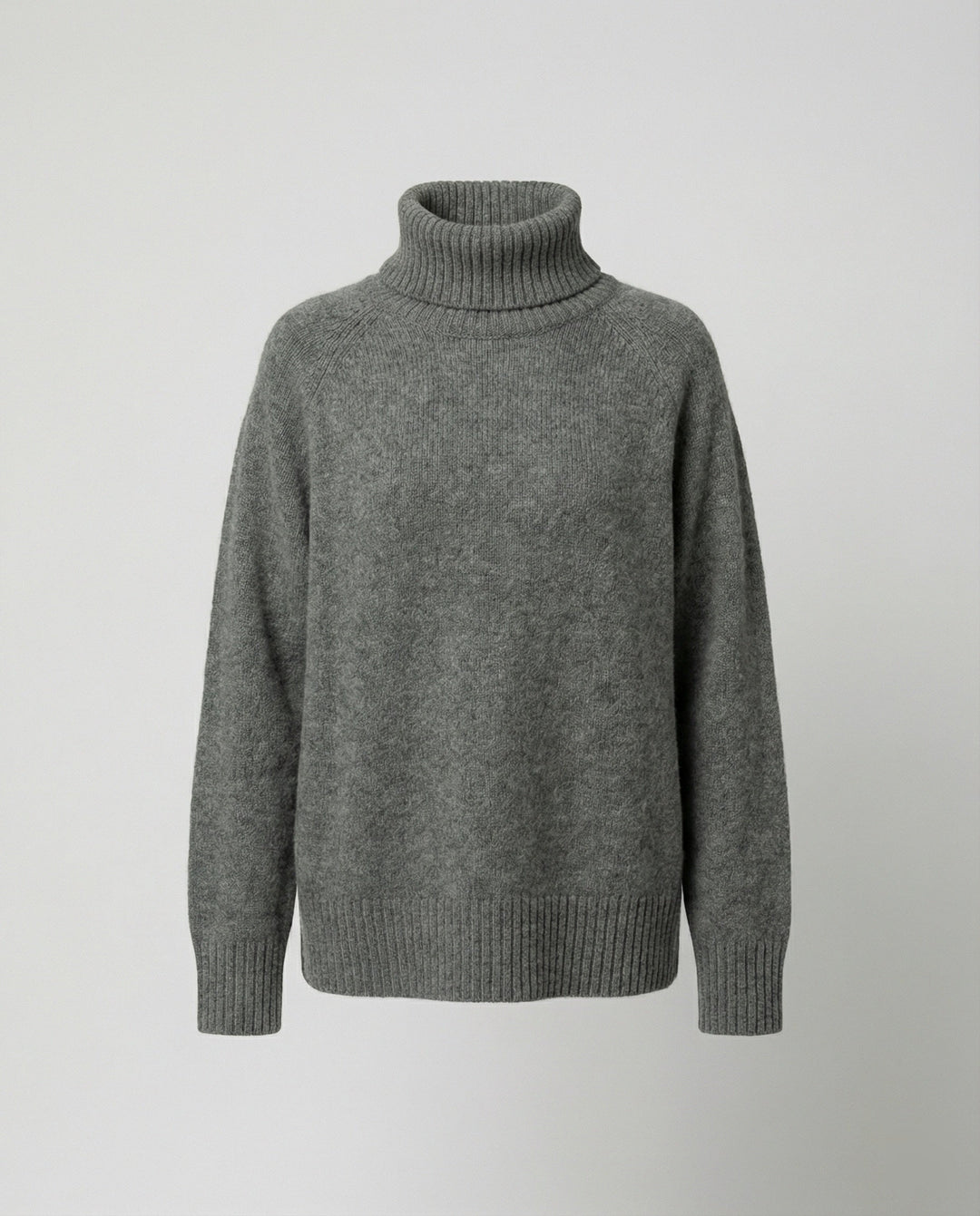 W&W Mode - Lässiger Kaschmir Rollkragenpullover, Weiche & Bequeme Passform