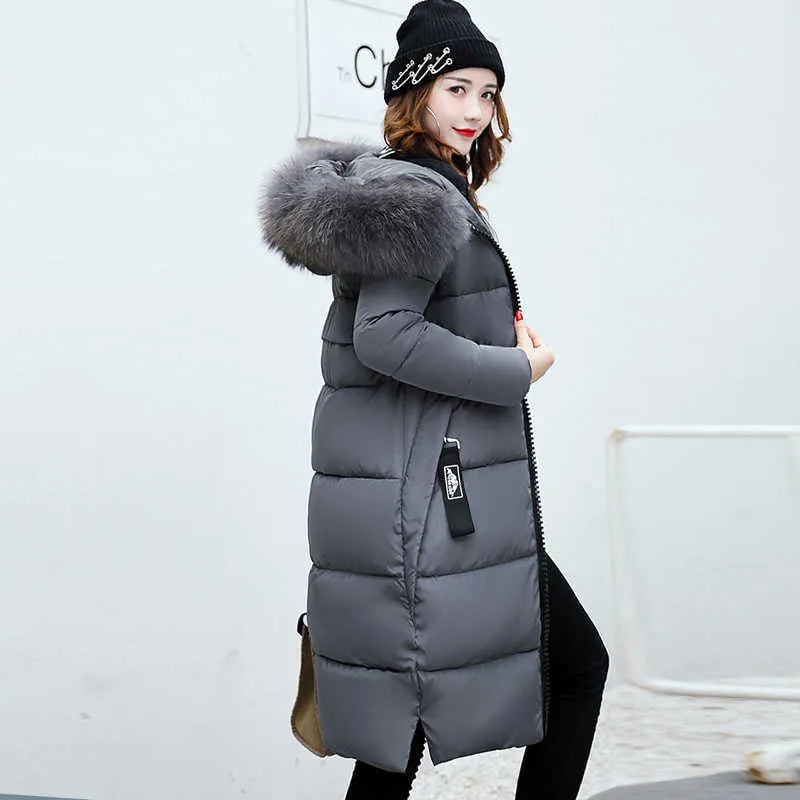 W&W Mode | Lange Jacke Mit Pelzkragen