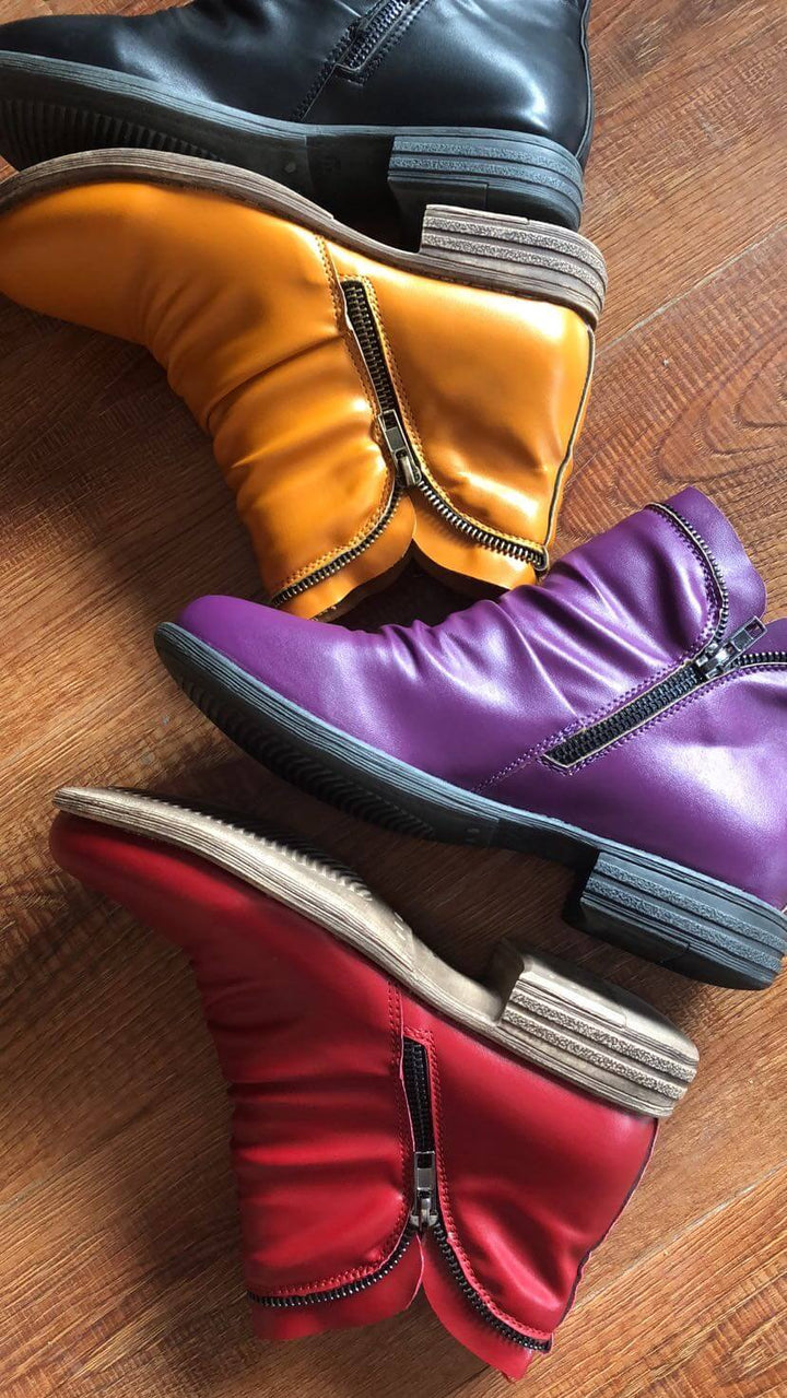 W&W Mode | Damen Reißverschluss-Stiefel