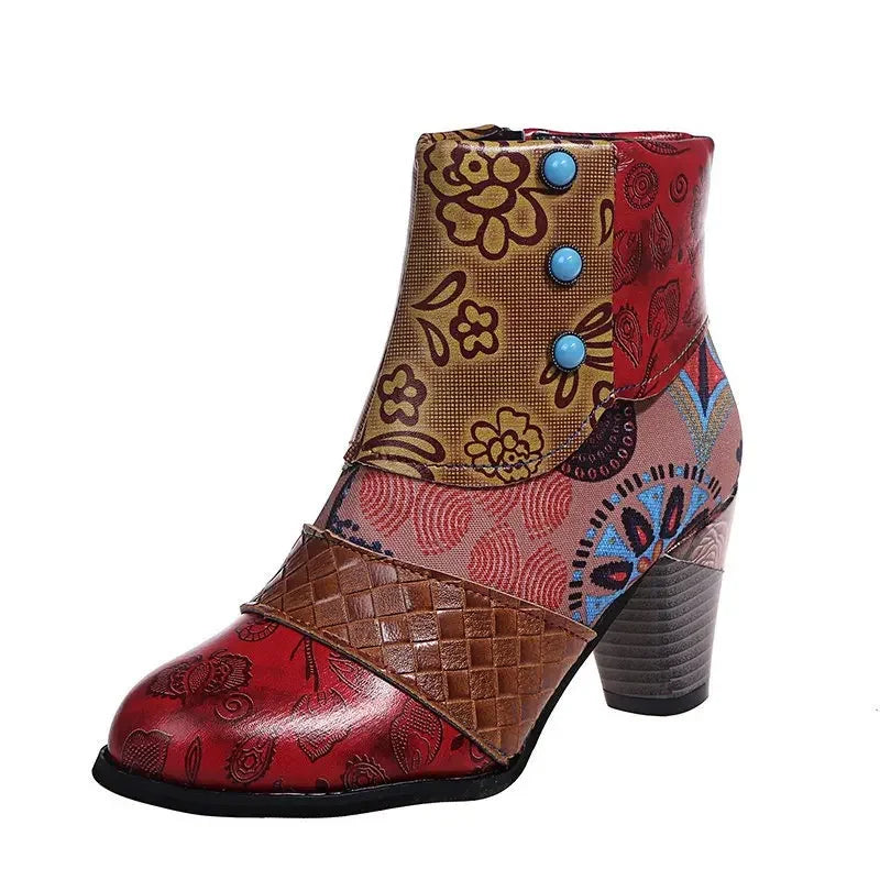 W&W Mode Retro-Stiefel - Lois