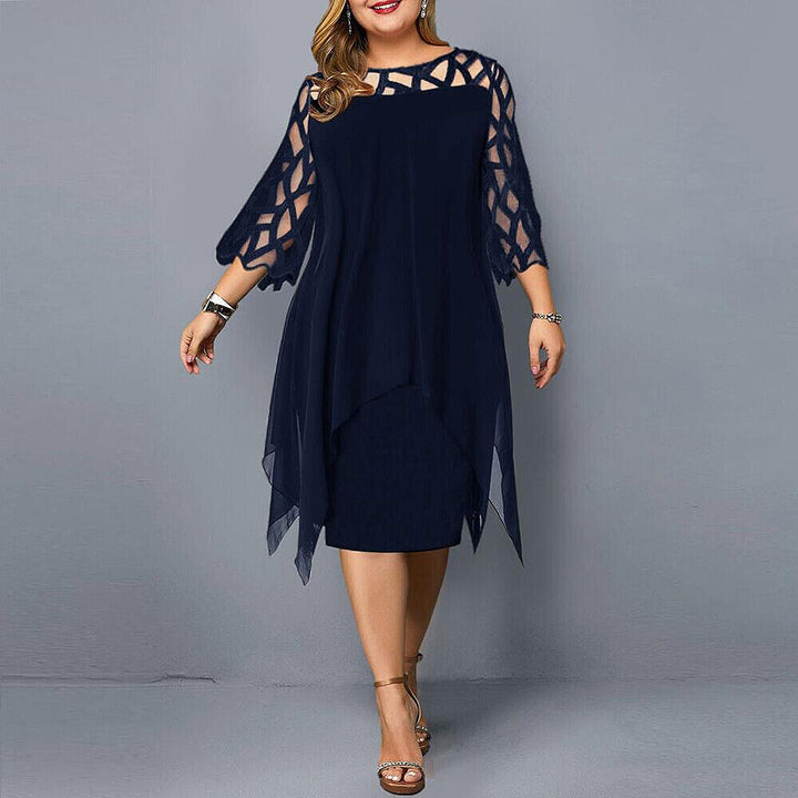 W&W Mode | Luftiges Und Elegantes Kleid in Übergröße