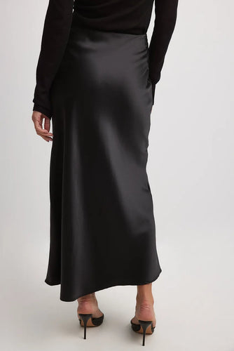 W&W Mode | Satinrock Mit Hoher Taille Anna