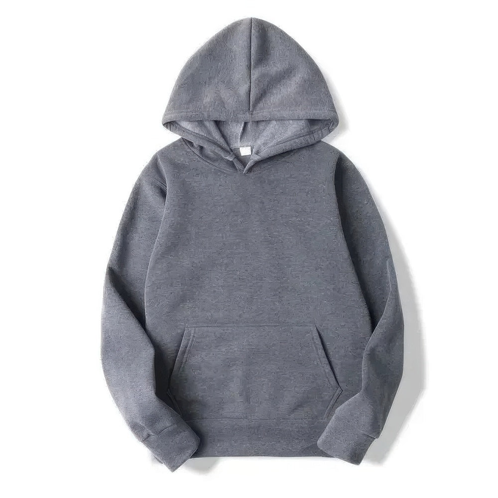 W&W Mode | Herren Blau Kapuzenpulli Übergröße Kapuzenpullover