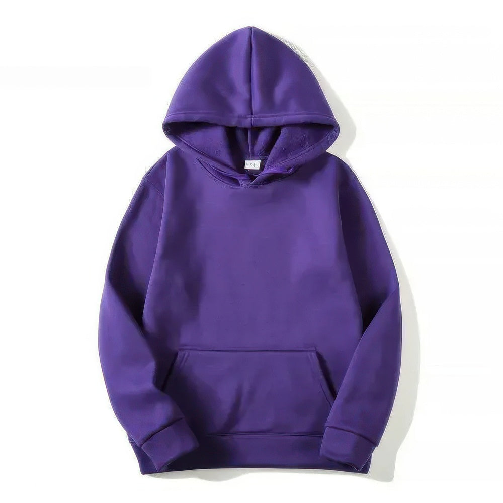 W&W Mode | Herren Blau Kapuzenpulli Übergröße Kapuzenpullover
