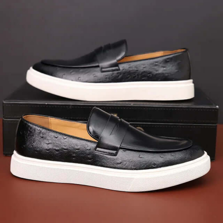W&W Mode | Herren Schwarz Loafer Sommer