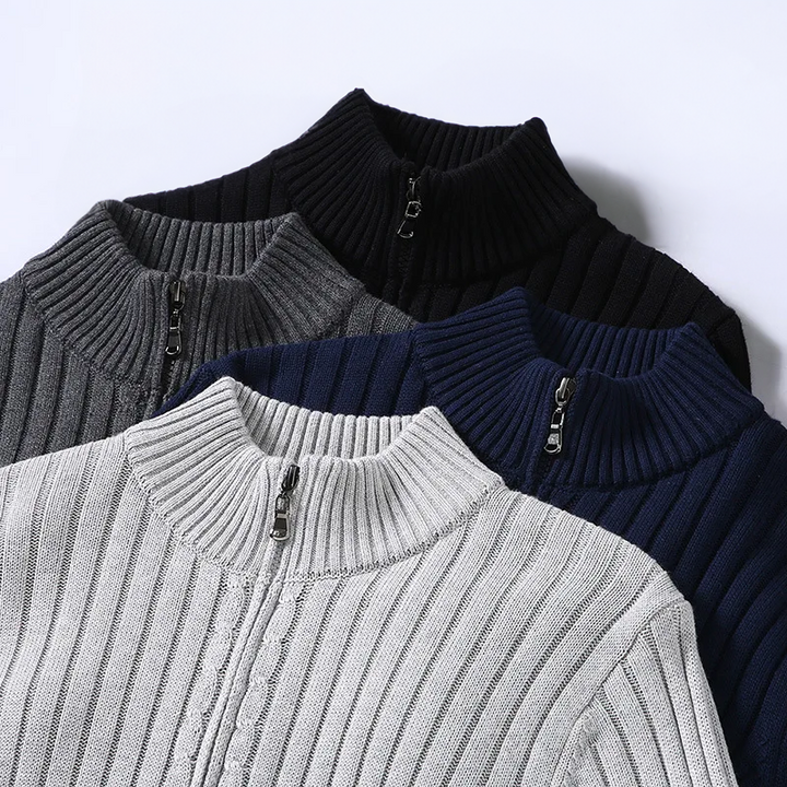 W&W Mode | Merino Zip Strickjacke Für Herren