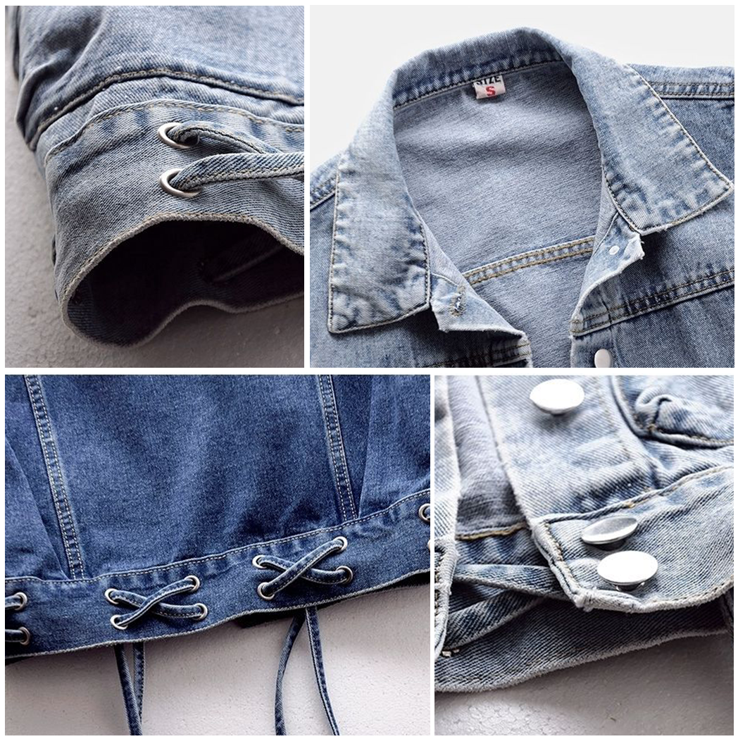 W&W Mode - Klassische Denim Jeansweste