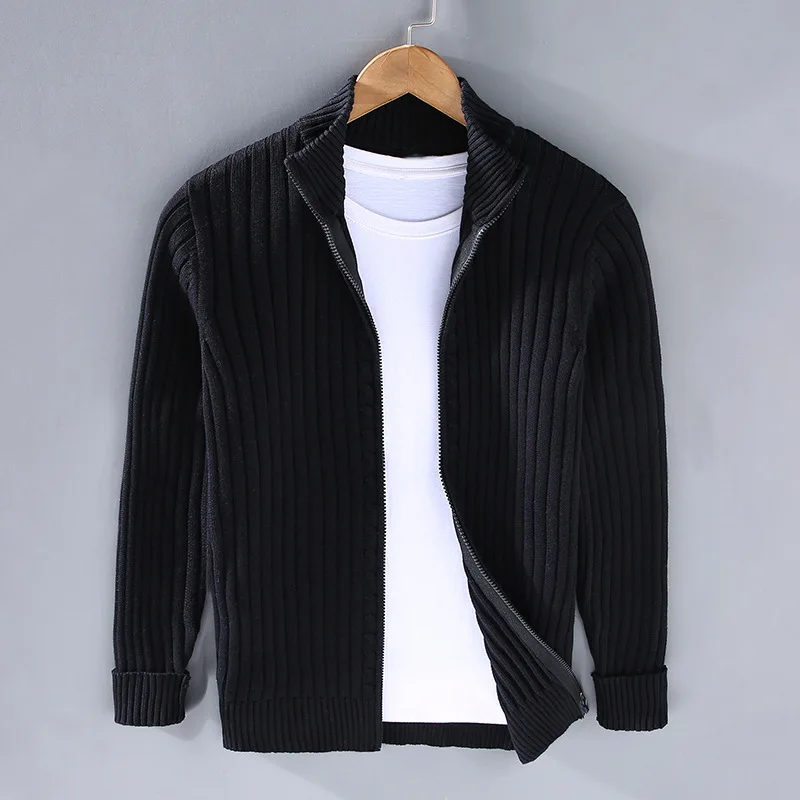 W&W Mode | Merino Strickjacke Mit Reißverschluss