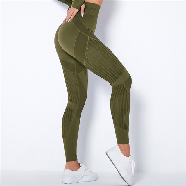 Damen Leggings mit hohem Bund und Kompressionspassform