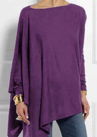 W&W Mode | Eleganter Poncho mit edler Haptik und asymmetrischem Schnitt