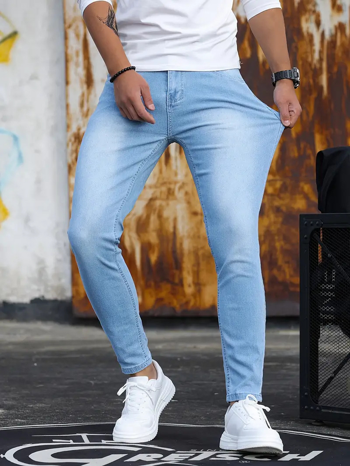 W&W Mode | Herren Bequeme Slim Fit Jeans