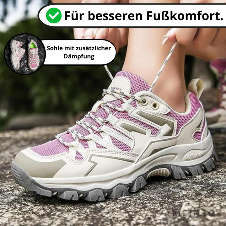W&W Mode | Walk Sneaker Robuster Wanderschuh für Frauen