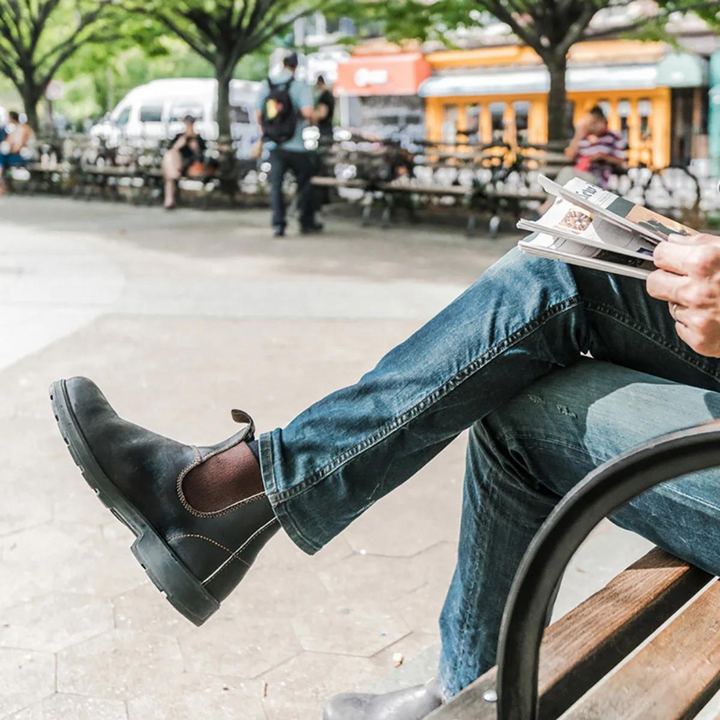 Unisex Chelsea-Stiefel mit elastischen Seiteneinsätzen