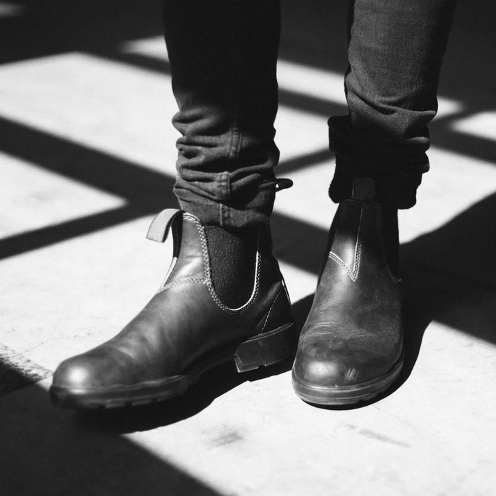 Unisex Chelsea-Stiefel mit elastischen Seiteneinsätzen