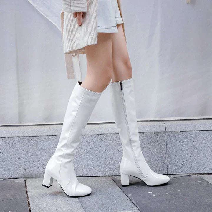 W&W Mode | Hohe Lackstiefel Für Damen