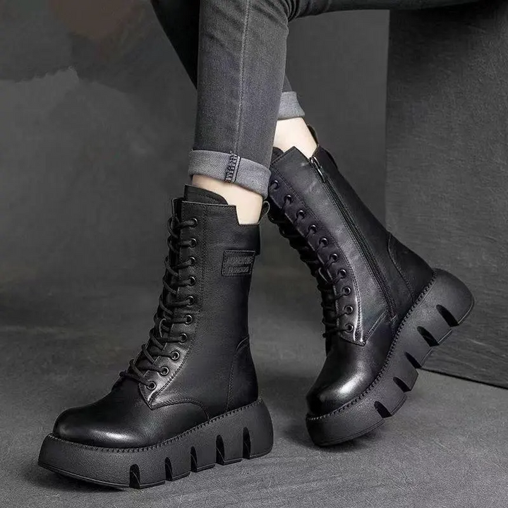 W&W Mode | Orthopädische Lederstiefel