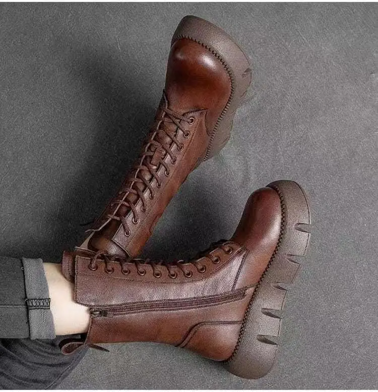 W&W Mode | Orthopädische Lederstiefel