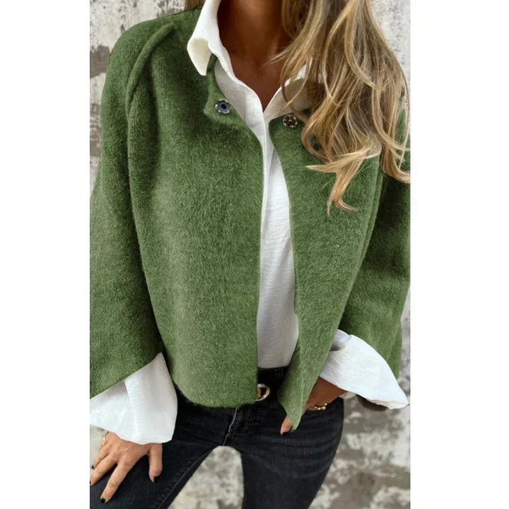 W&W Mode | gemütliche cropped Jacke für Damen