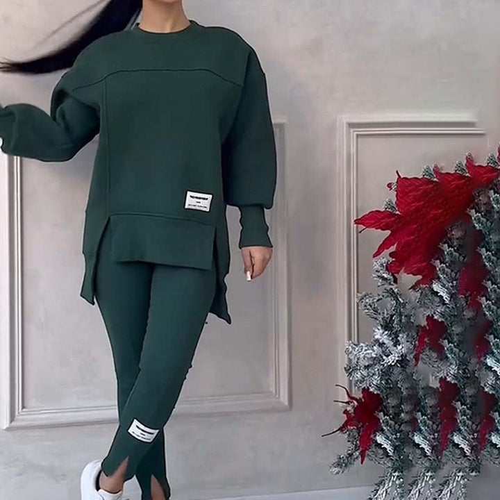 W&W Mode | Lässig Damen Sweatshirt Und Leggings Satz